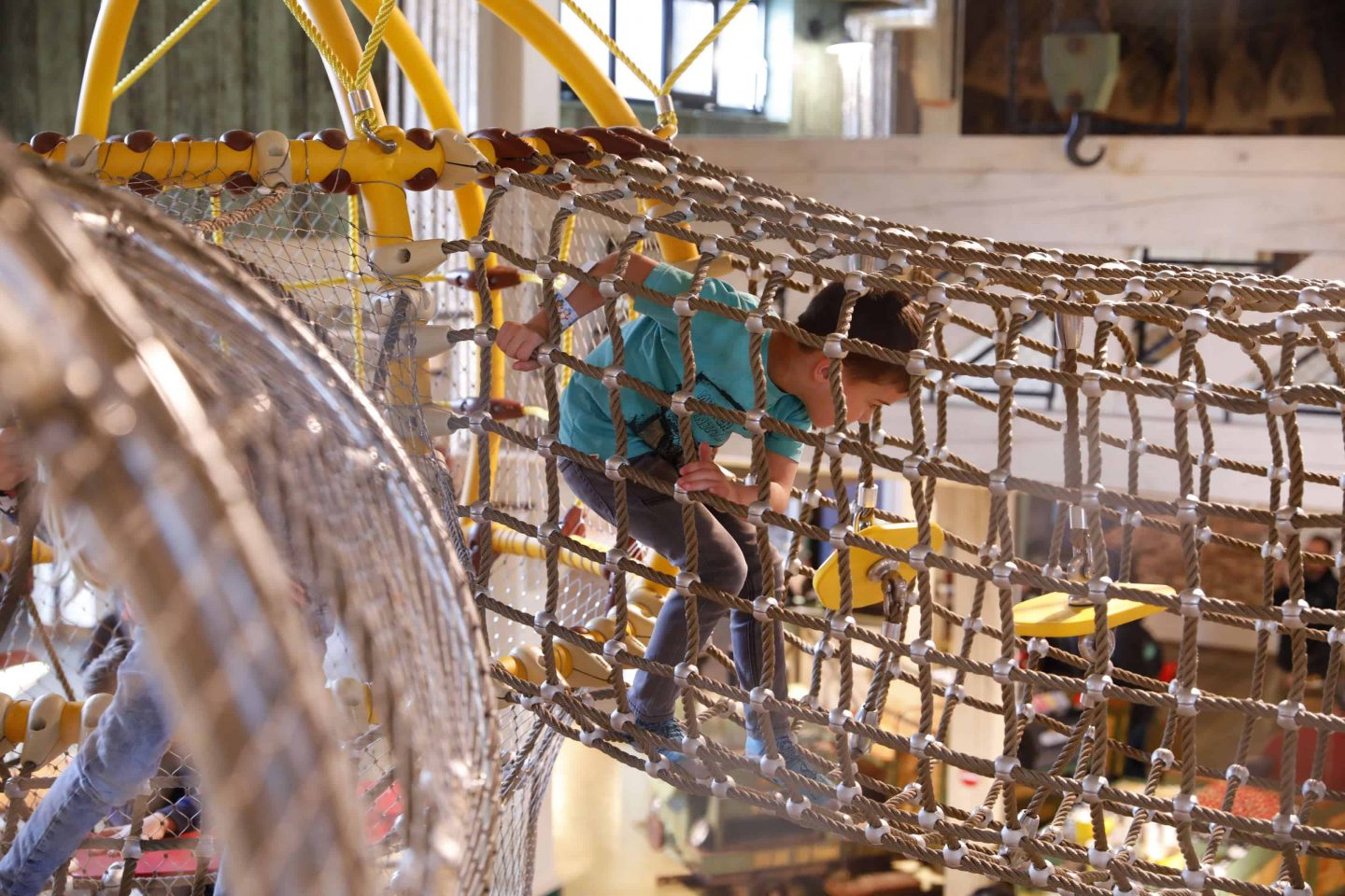 Tunnel verbinden Karls Kletterkartoffeln der Berliner Seilfabrik