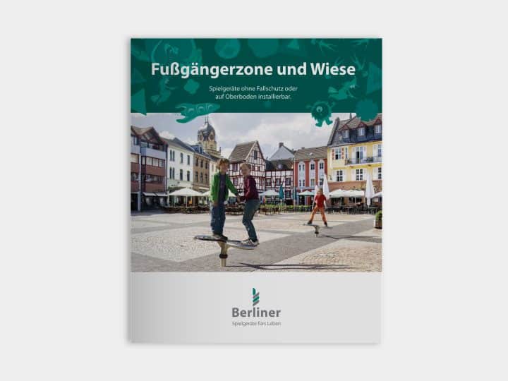 Fußgängerzone und Wiese