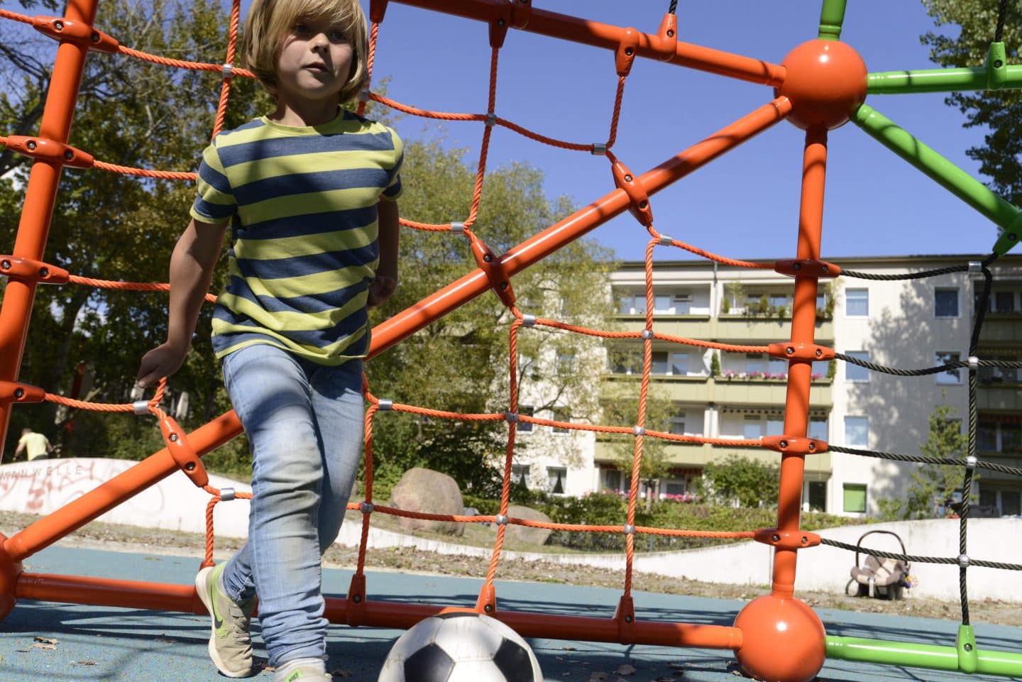 Goal, football pitch - Berliner Seilfabrik - Play equipment for life